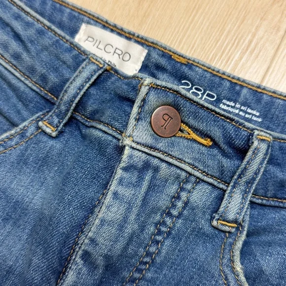 Anthropologie Pilcro Barell Wide Leg Stretch, SIZE 28 - Picture 5 of 9